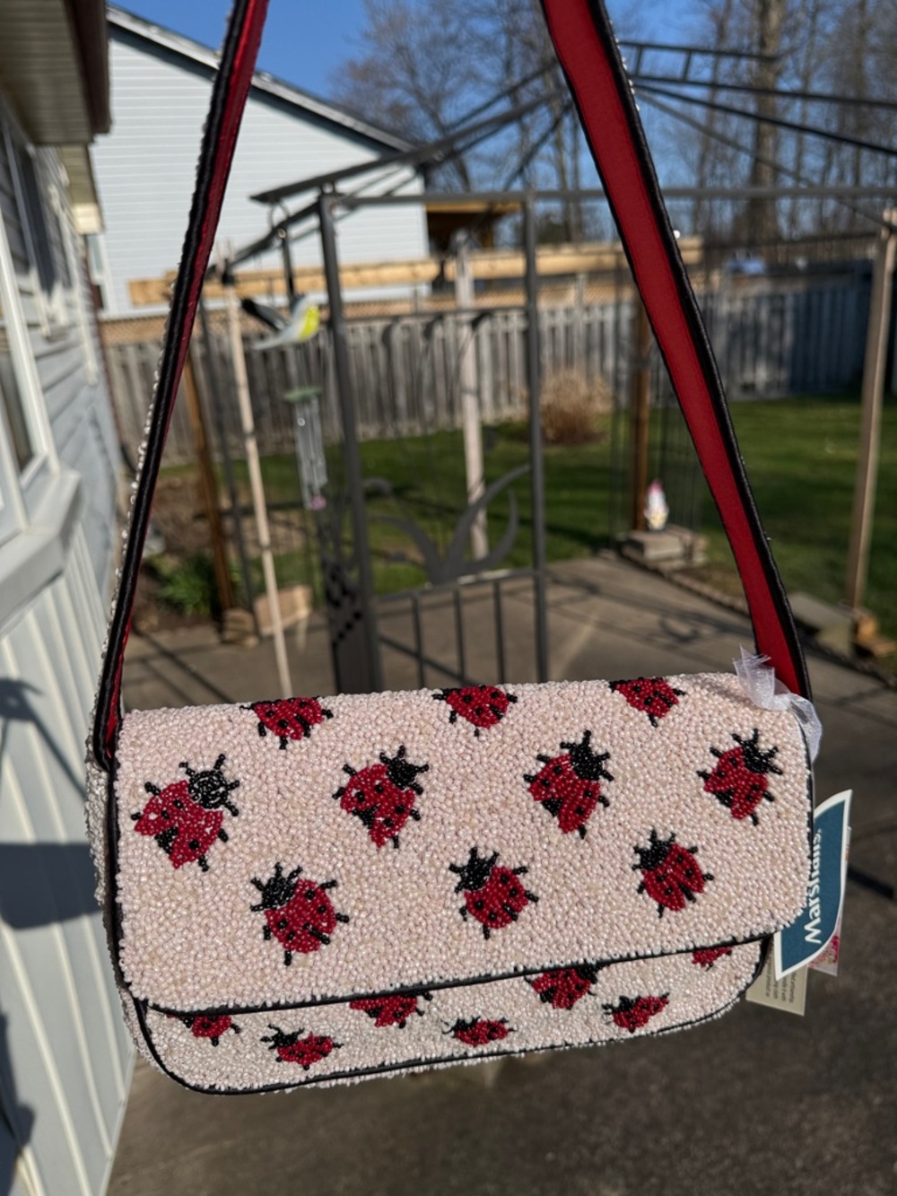 Viral beaded bag ladybugs NWT - Picture 10 of 13
